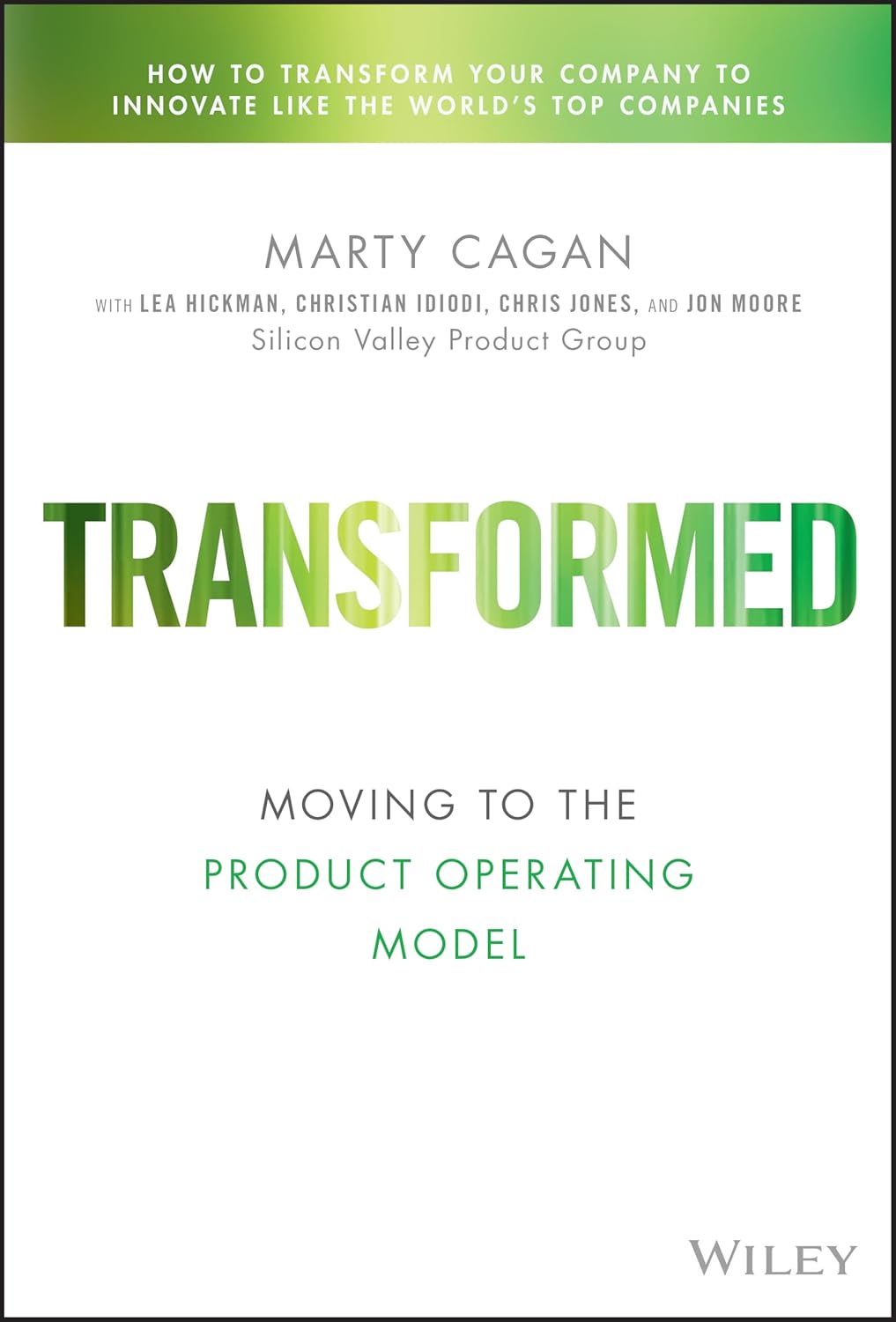 Transformed: Moving to the Product Operating Model cover